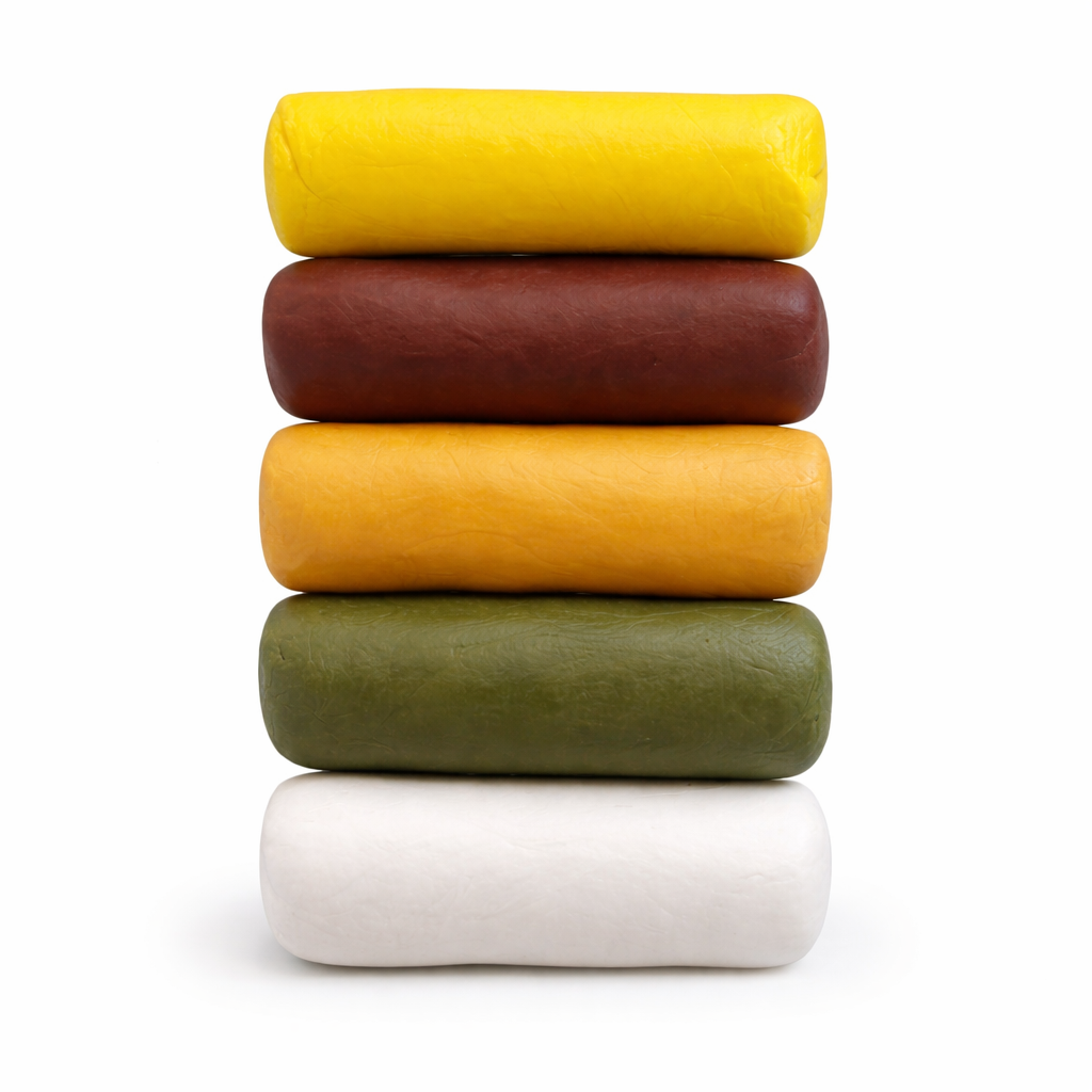 Set Porcelana Fría Cremosa Tierra 500g | 5 Colores Naturales
