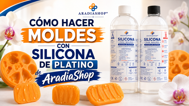 Cómo hacer moldes de silicona de platino paso a paso