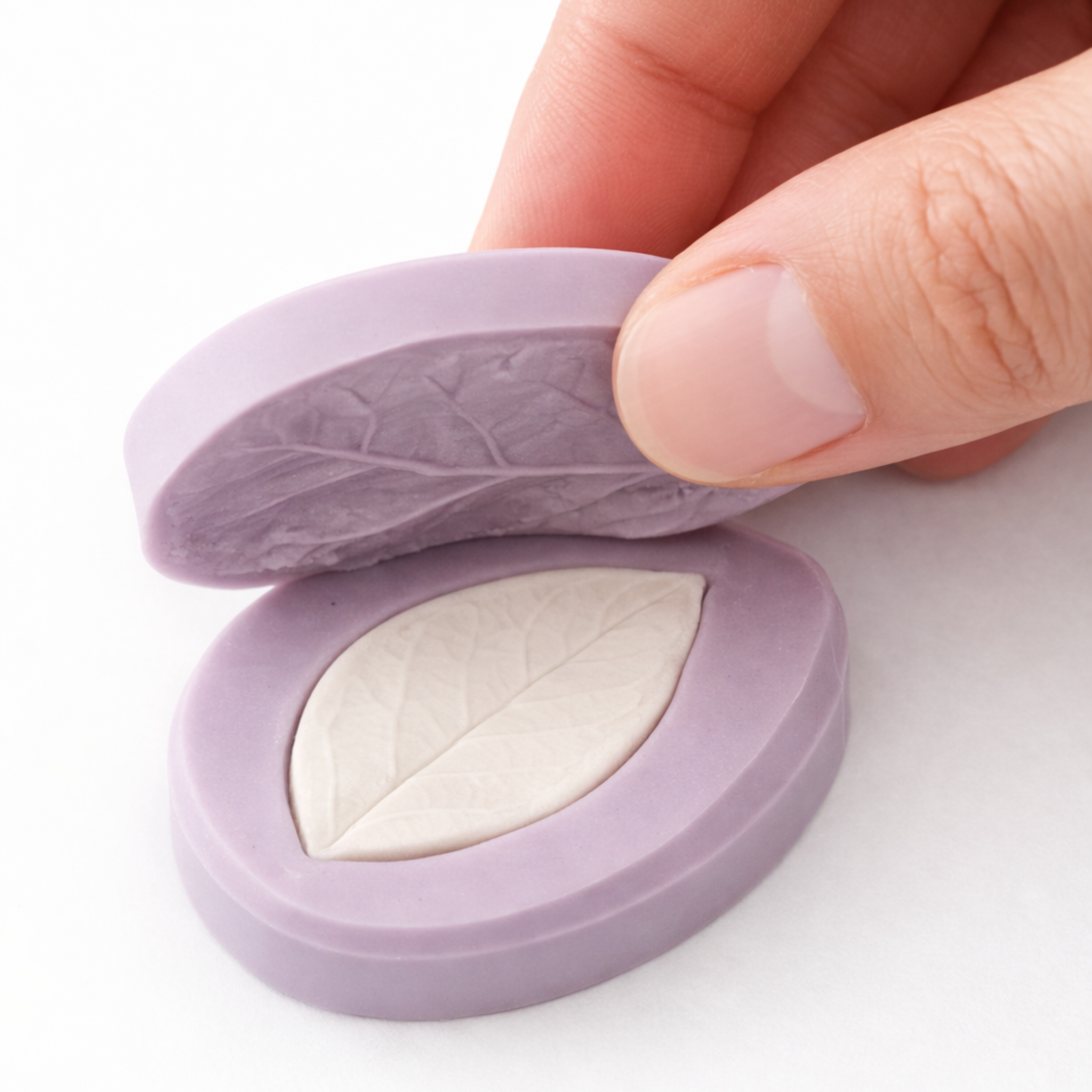 cómo usar nervador para hoja de flor de manzano en porcelana fría