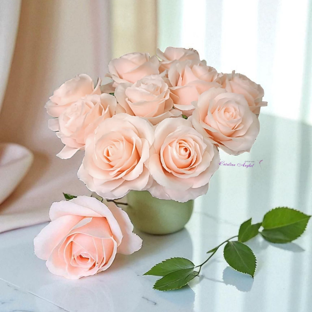 Rosas Rosas – Molde Floral para Porcelana Fría