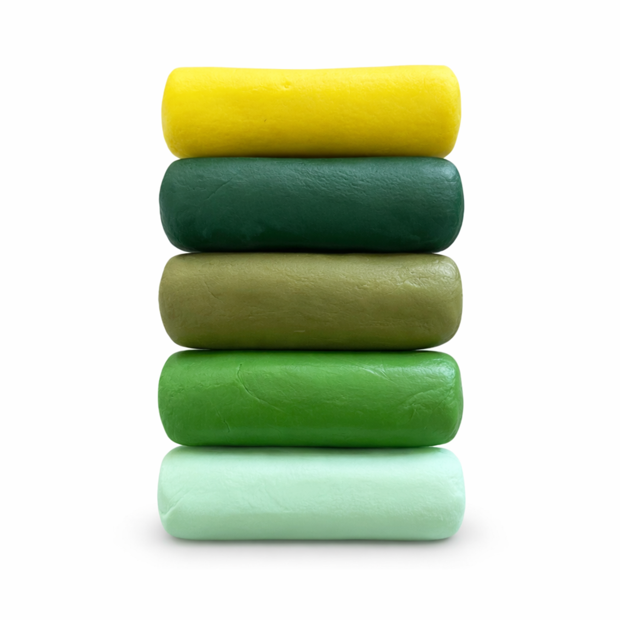 Cremosa Cold Porcelain Botanical Set 500g | 5 Natural & Green Colors