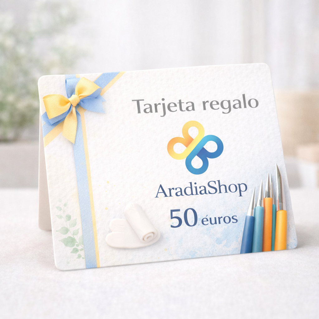 Tarjeta Regalo AradiaShop – Materiales de Porcelana Fría