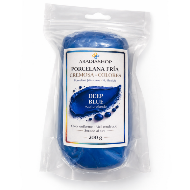 Porcelana fría Cremosa-Azul Profundo | AradiaShop