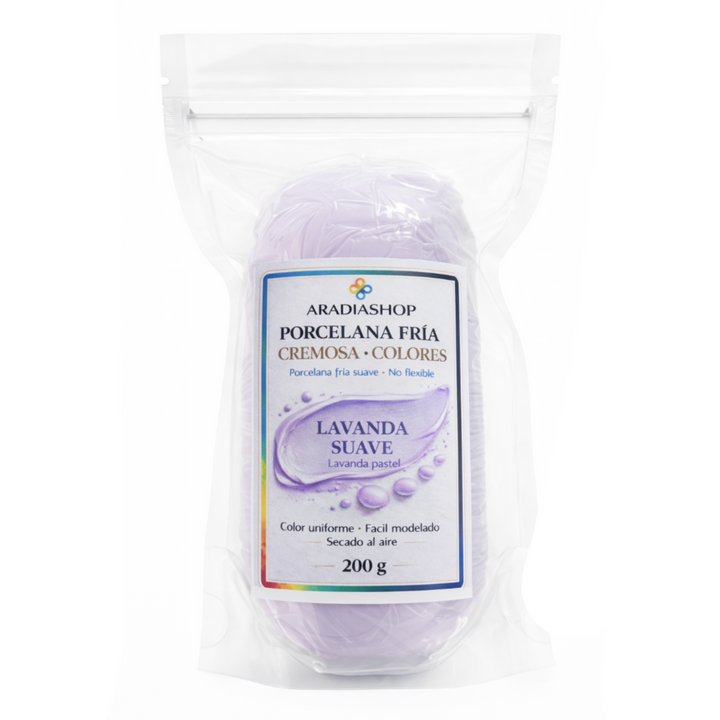 Porcelana Cremosa-Lavanda |  AradiaShop