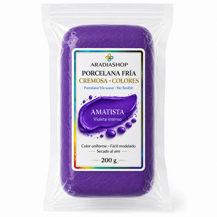 Porcelana fría Cremosa-Amatista | AradiaShop