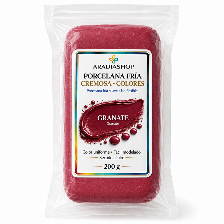 Porcelana fría  Cremosa-Granate | AradiaShop