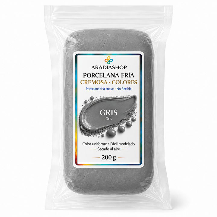 Porcelana fría Cremosa-Gris | AradiaShop