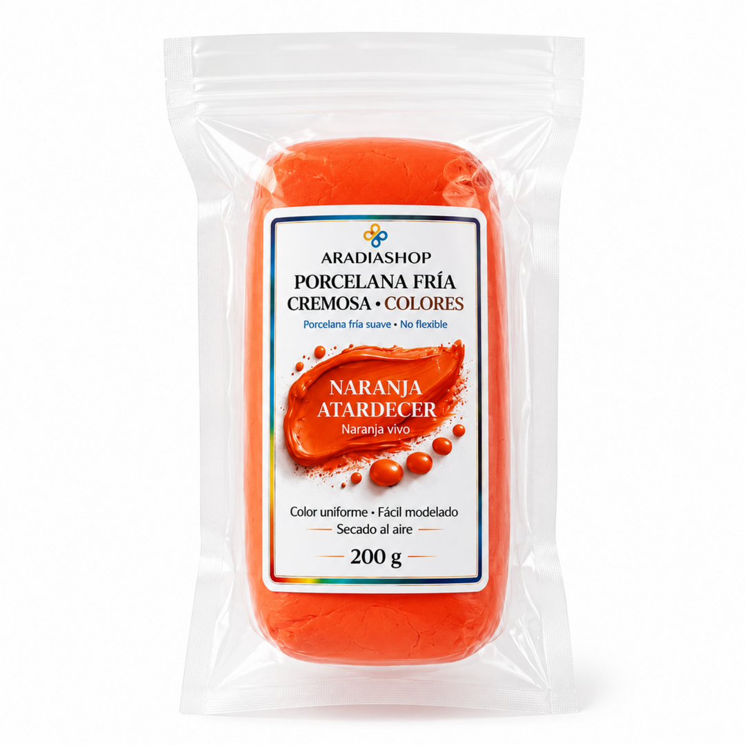 Porcelana fría Cremosa-Naranja | AradiaShop