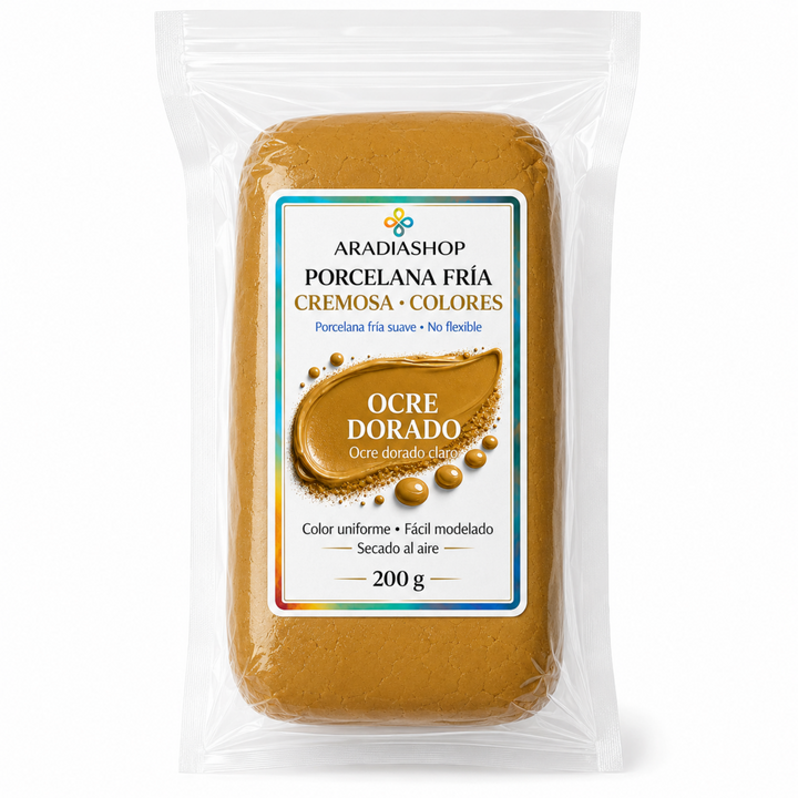 Porcelana fría Cremosa-Ocre | AradiaShop