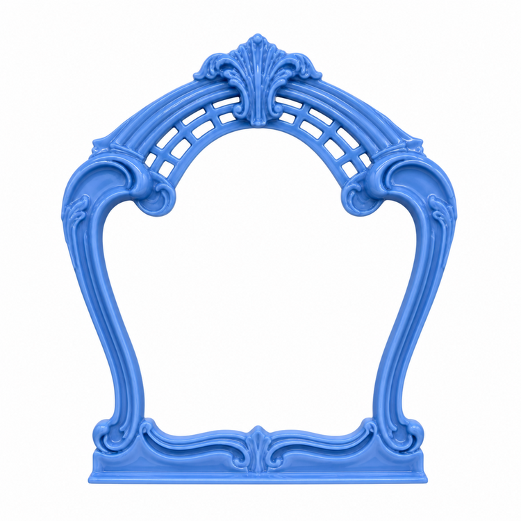 Marco Decorativo Art Nouveau Nº 48 realizado con molde de silicona AradiaShop