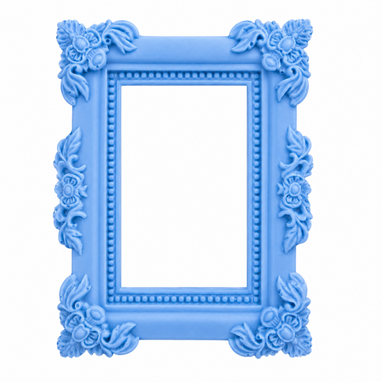 Marco Floral Clásico Nº 30 realizado con molde de silicona AradiaShop