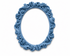 Marco Floral Oval Nº 7 realizado con molde de silicona AradiaShop