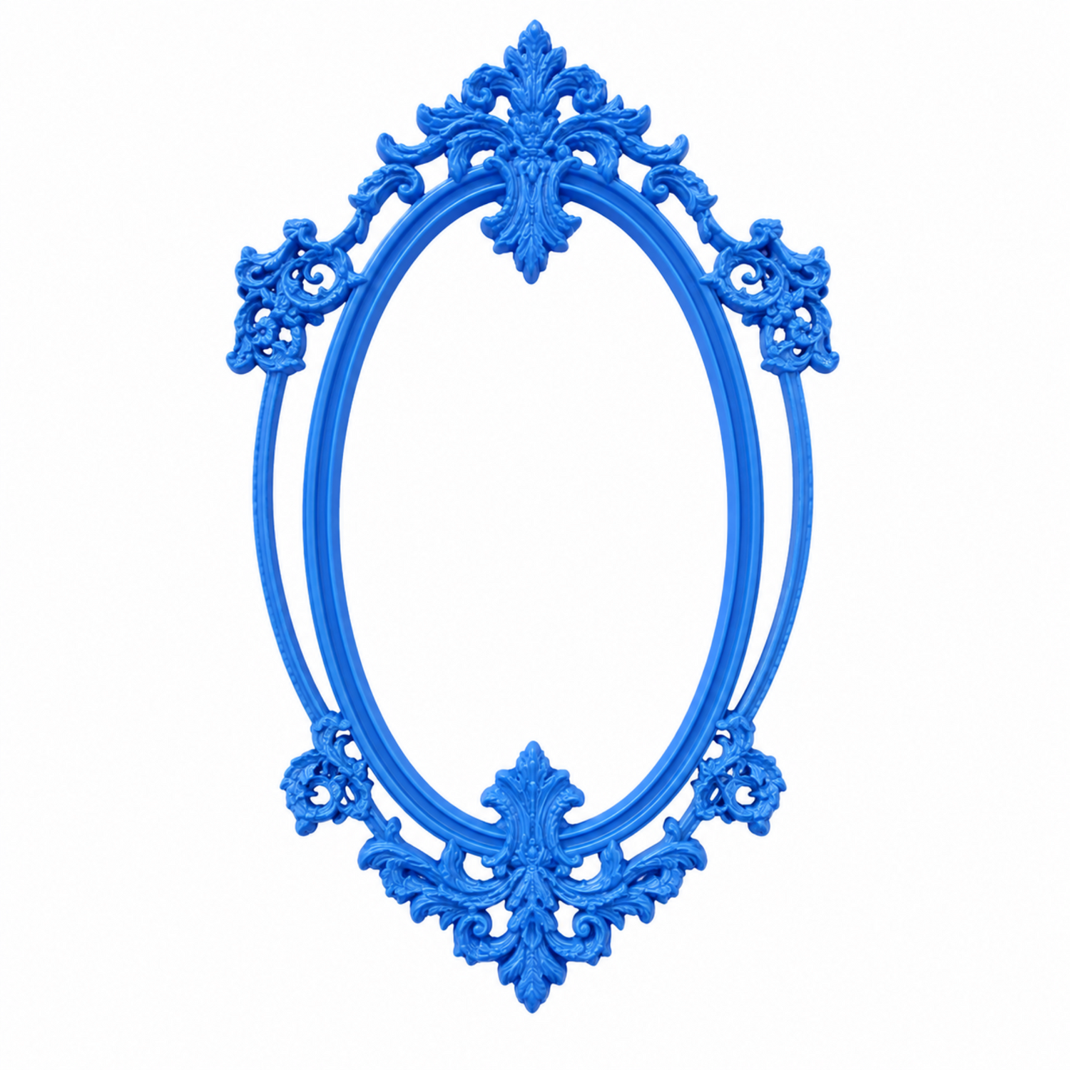 Marco Ovalado Ornamentado Nº 16 realizado con molde de silicona AradiaShop