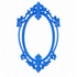 Marco Ovalado Ornamentado Nº 16 realizado con molde de silicona AradiaShop