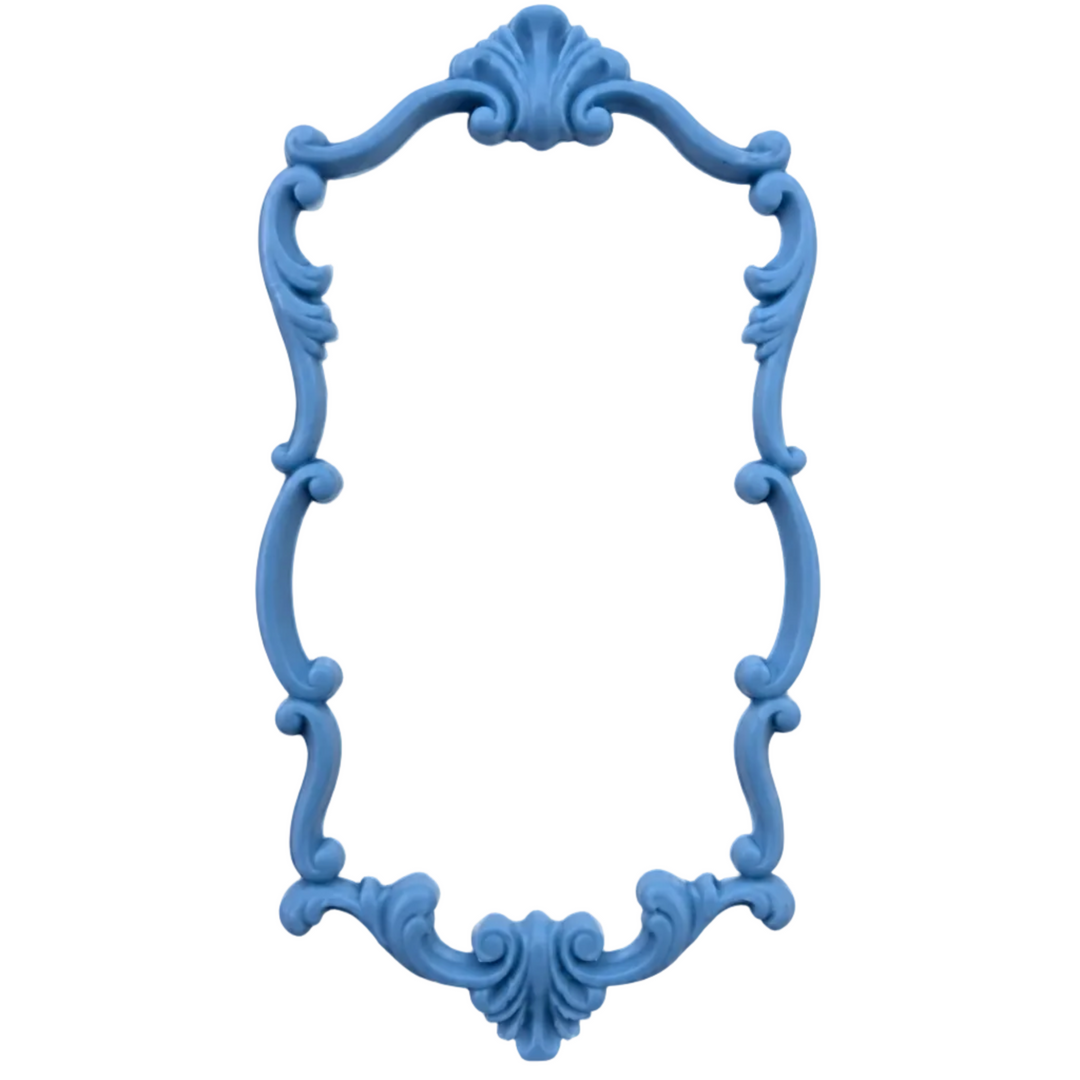 Marco Rococó Vertical Nº 8 realizado con molde de silicona AradiaShop