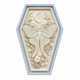 Marco Gótico Decorativo Nº 24 con mariposa luna en tonos suaves realizado con molde de silicona AradiaShop
