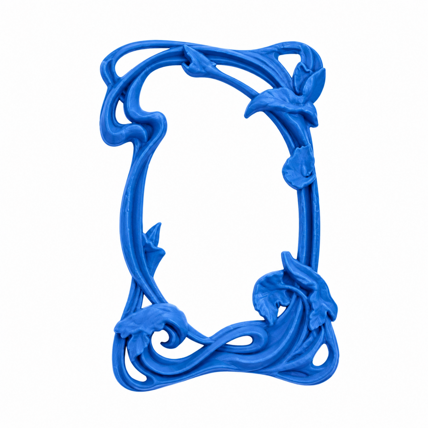 Marco Art Nouveau en miniatura realizado con molde de silicona AradiaShop