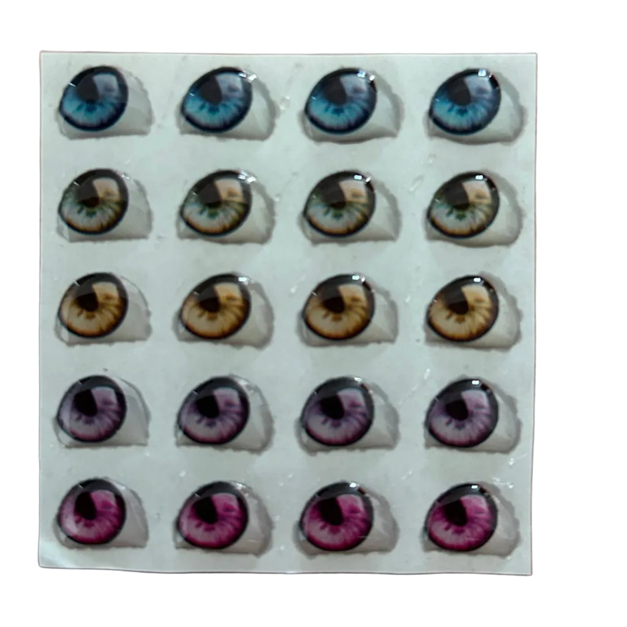 Ojitos Resinados Adhesivos para Figuras | Efecto 3D | Porcelana Fría y Arcilla Polimérica