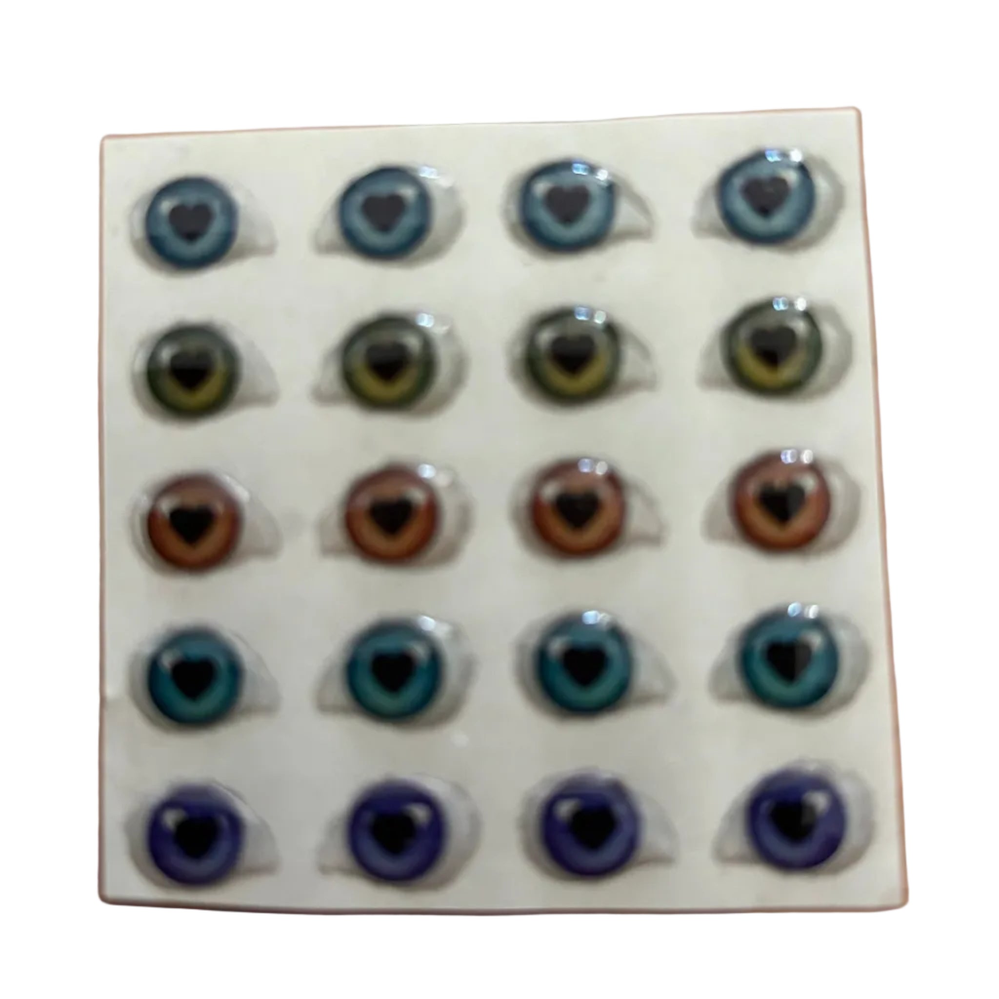 Ojitos Resinados Adhesivos para Figuras | Efecto 3D | Porcelana Fría y Arcilla Polimérica