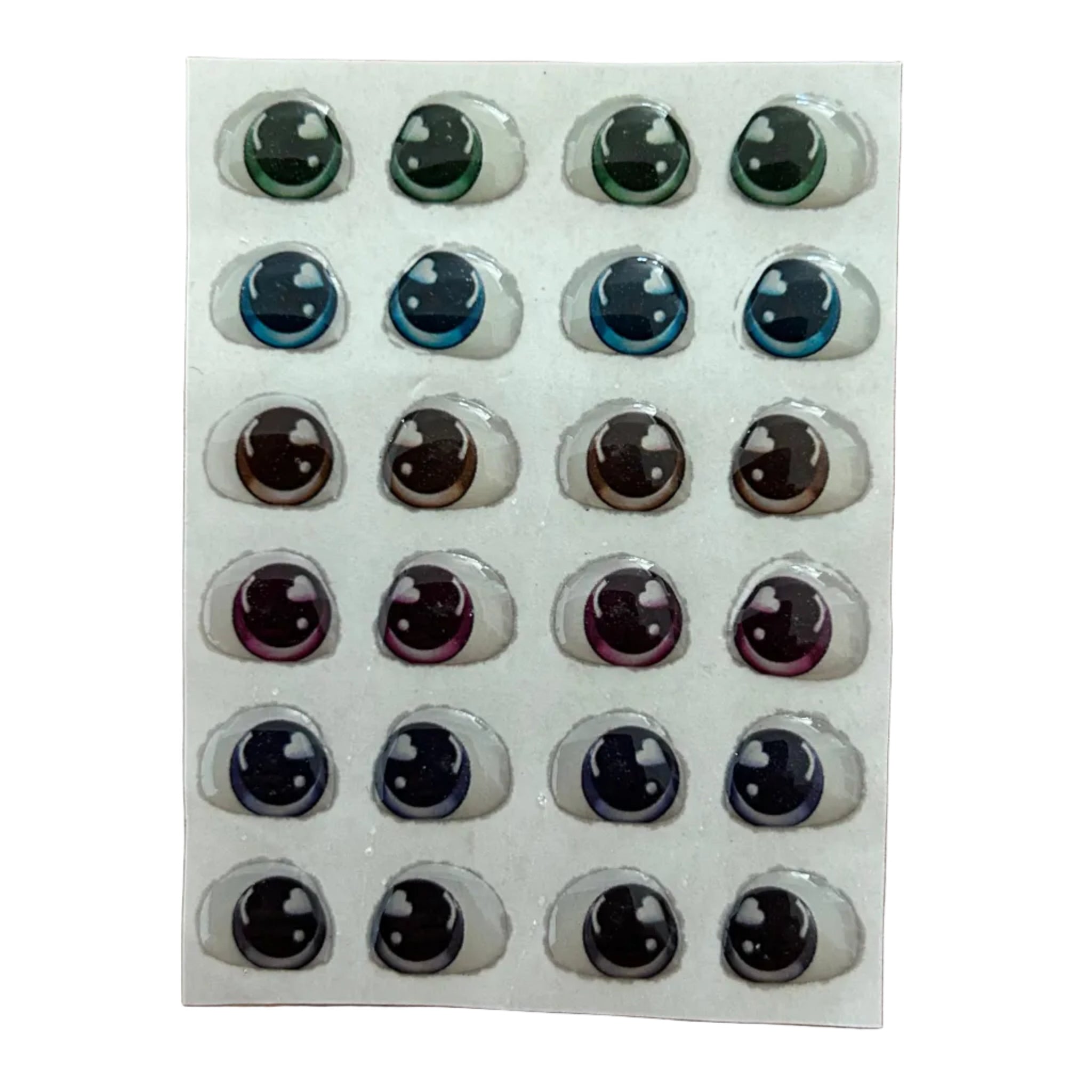 Ojitos Resinados Adhesivos para Figuras | Efecto 3D | Porcelana Fría y Arcilla Polimérica