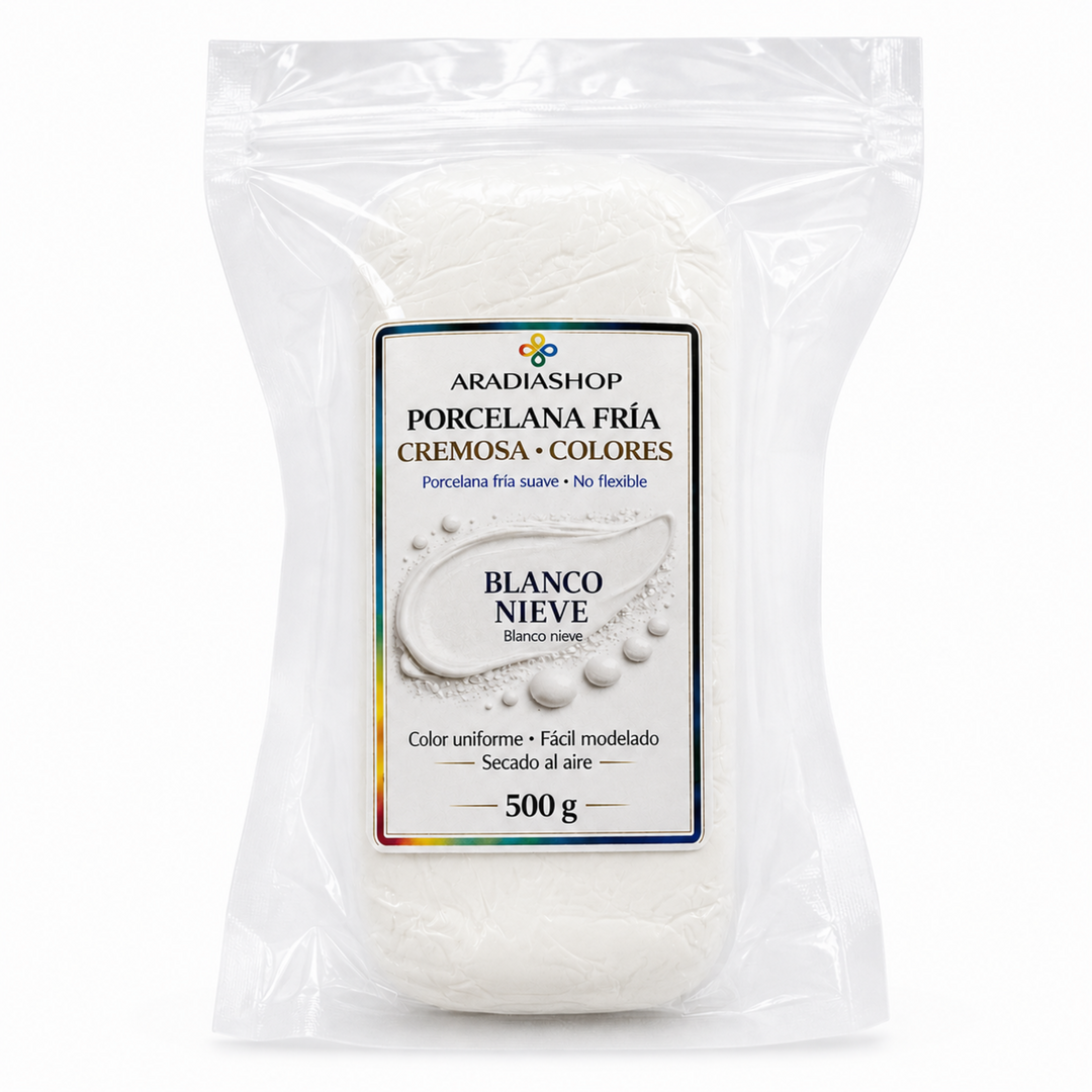 Porcelana Fría Cremosa 500g | Suave y Fácil de Modelar aradia shop