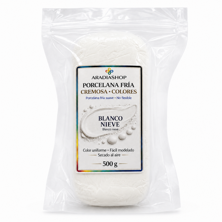 Porcelana Fría Cremosa 500g | Suave y Fácil de Modelar aradia shop