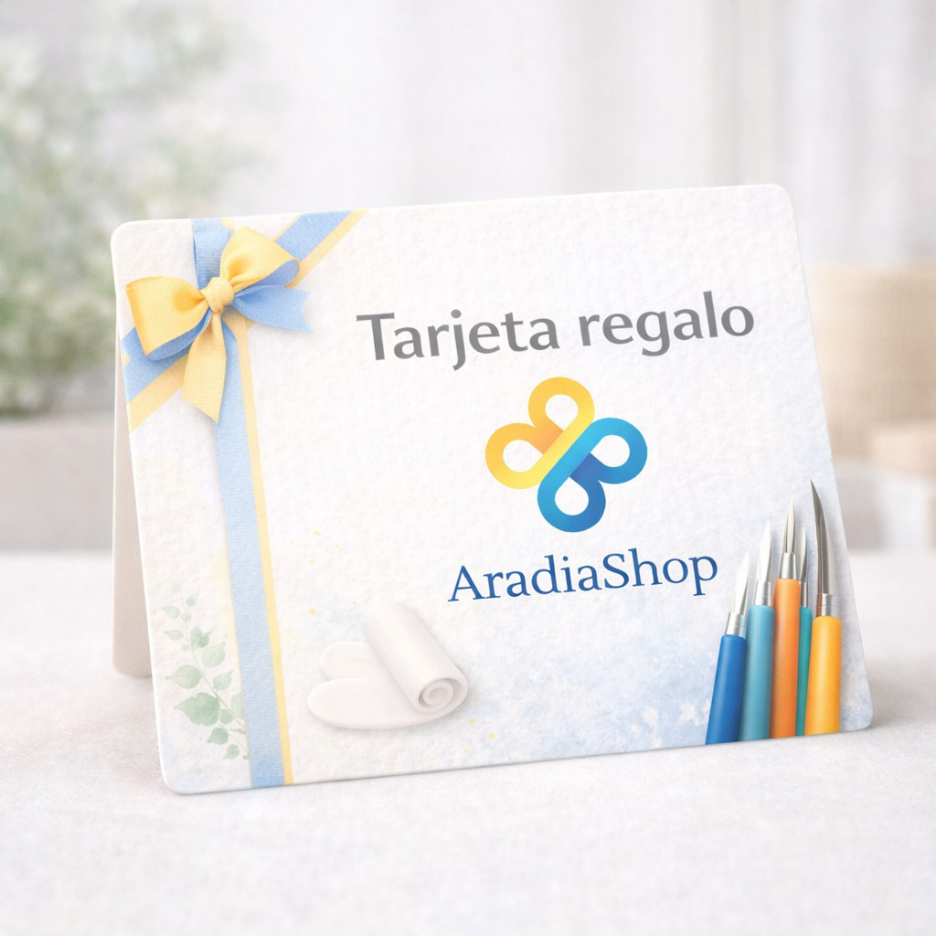 Tarjeta Regalo AradiaShop – Regalo Creativo para Manualidades