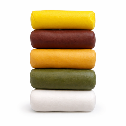 Porcelana Fría Tierra 5 Colores Naturales