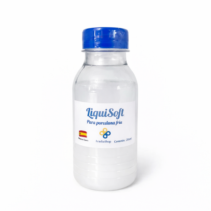 Ablandador para porcelana fría Liquid Soft AradiaShop para recuperar y suavizar la masa
