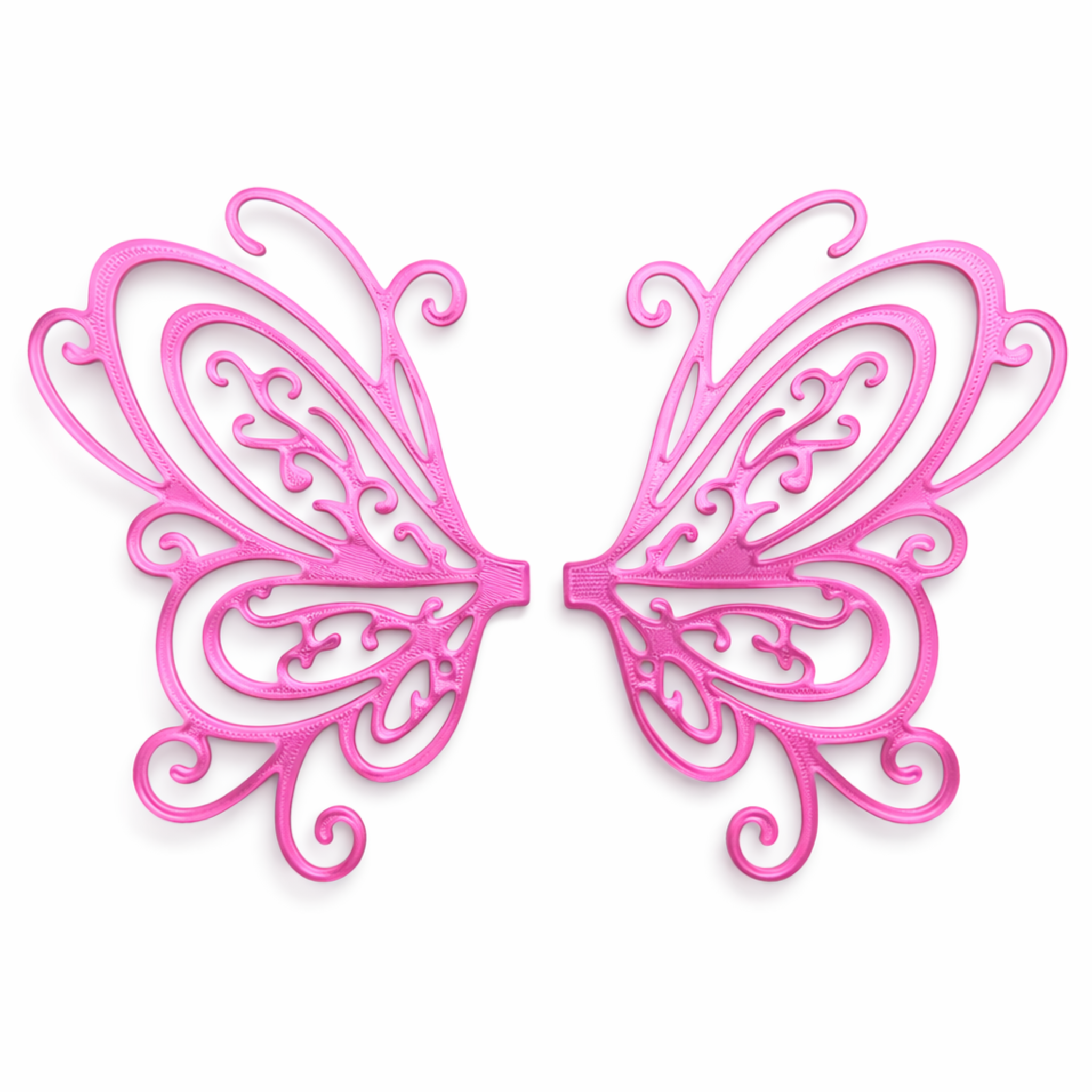 Alas Arabesque rosa para hadas impresas en 3D AradiaShop para figuras y manualidades