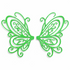 Alas Arabesque verde para hadas impresas en 3D AradiaShop para figuras y manualidades