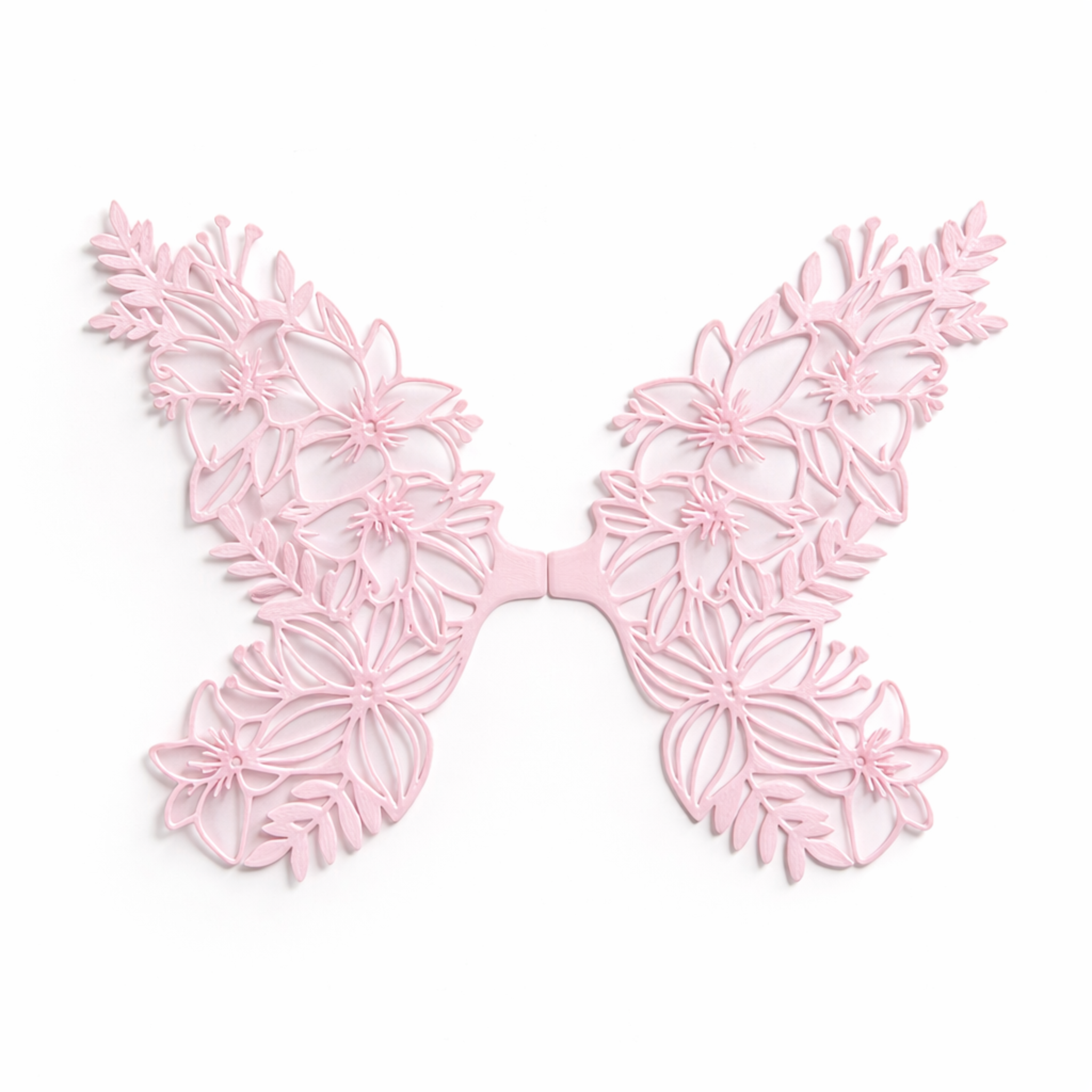 Alas Floralia rosa para hadas impresas en 3D AradiaShop para figuras y modelado
