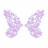 Alas Floralia violeta para hadas impresas en 3D AradiaShop para figuras decorativas
