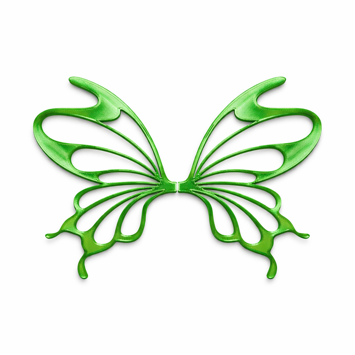 Alas Monarca verde para hadas impresas en 3D AradiaShop para figuras y manualidades