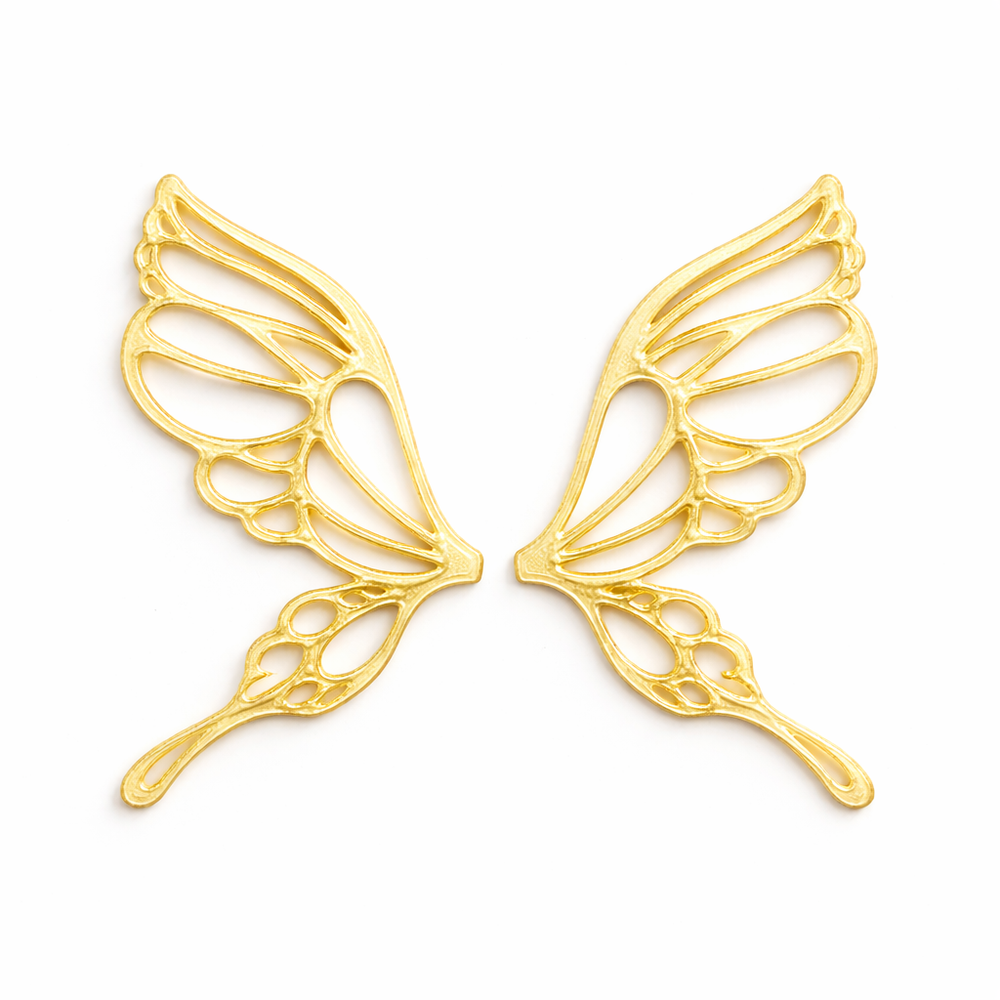 Alas Morpho amarillas para hadas impresas en 3D AradiaShop para figuras y manualidades
