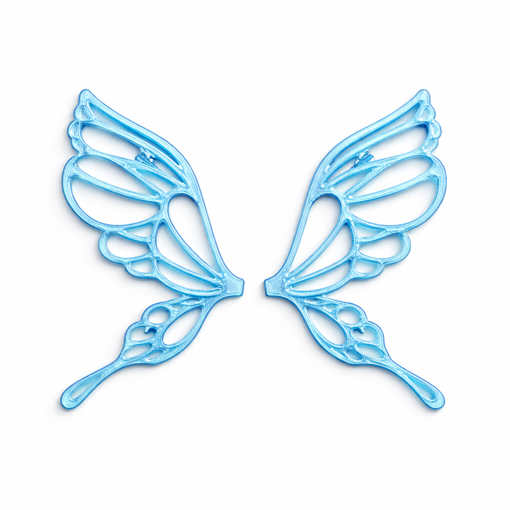 Alas Morpho azul para hadas impresas en 3D AradiaShop para figuras y manualidades
