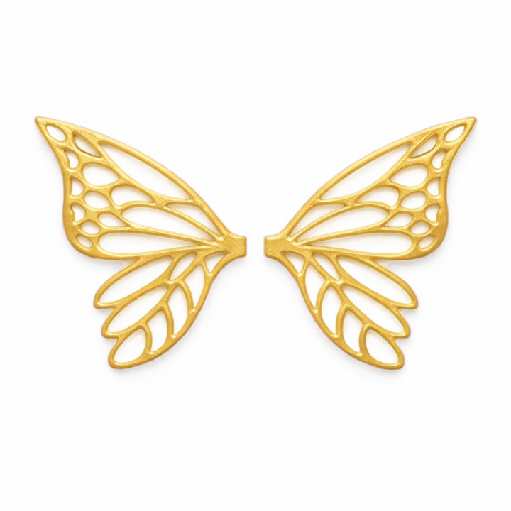 Alas Pixie amarillas para hadas impresas en 3D AradiaShop para figuras y manualidades