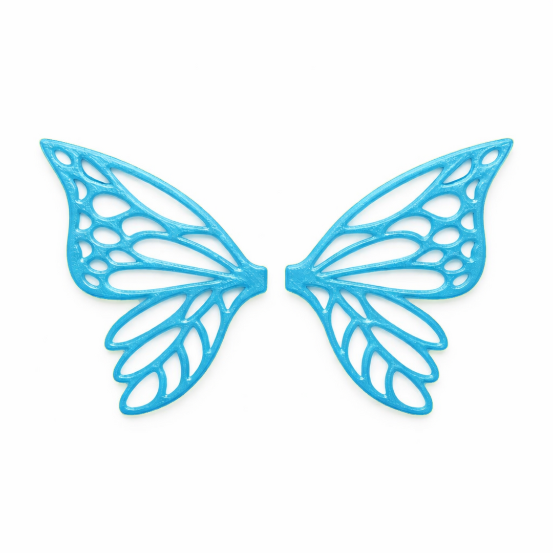 Alas Pixie azul para hadas impresas en 3D AradiaShop para figuras y manualidades
