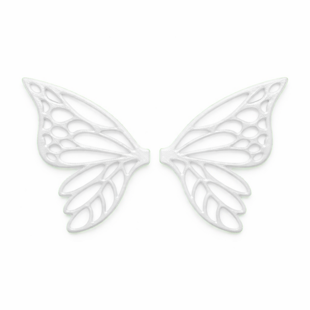 Alas Pixie blancas para hadas impresas en 3D AradiaShop para figuras y modelado