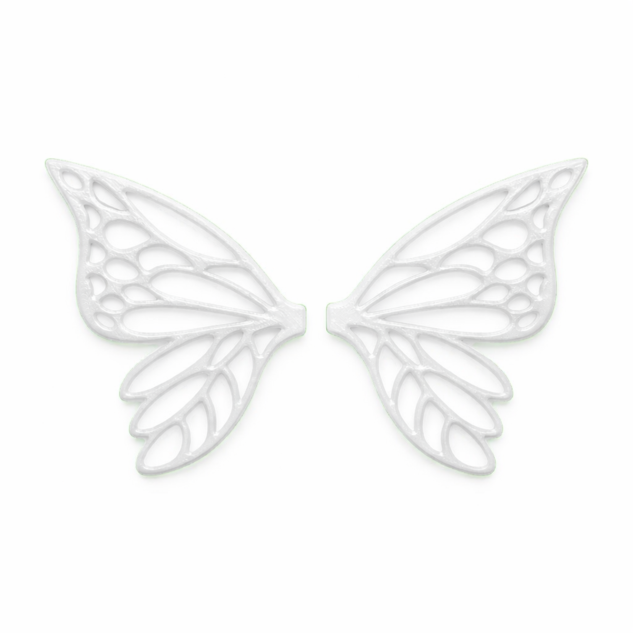 Alas Pixie blancas para hadas impresas en 3D AradiaShop para figuras y modelado