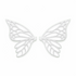 Alas Pixie blancas para hadas impresas en 3D AradiaShop para figuras y modelado