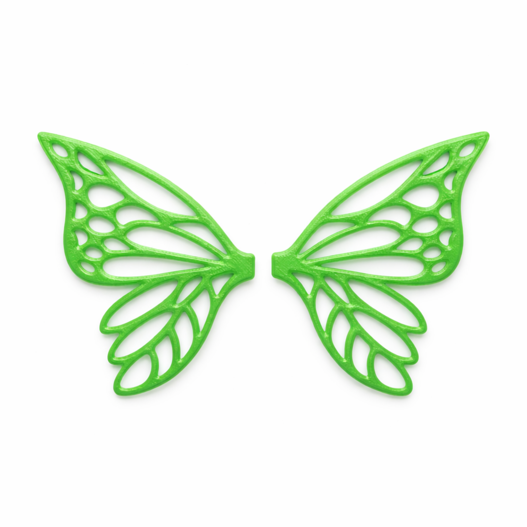 Alas Pixie verde para hadas impresas en 3D AradiaShop para figuras y modelado