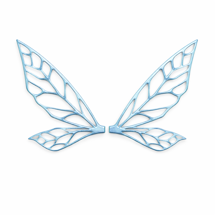 Alas Tinker azul para hadas impresas en 3D AradiaShop para figuras y manualidades
