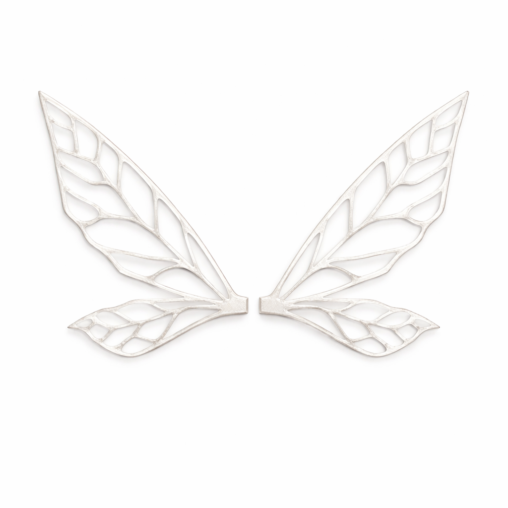 Alas Tinker blancas para hadas impresas en 3D AradiaShop para figuras y modelado