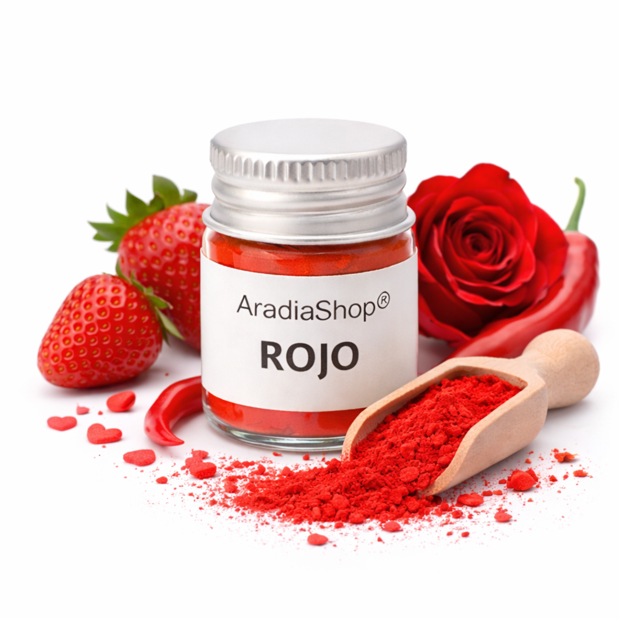 Pigmento concentrado naranja para porcelana fria AradiaShop