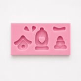 Molde de silicona Casitas de Jardín AradiaShop