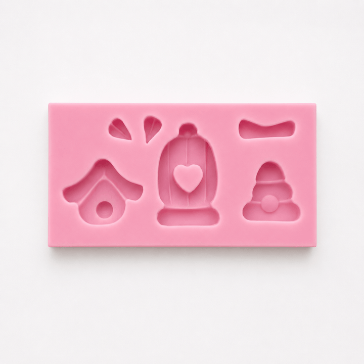 Molde de silicona Casitas de Jardín AradiaShop