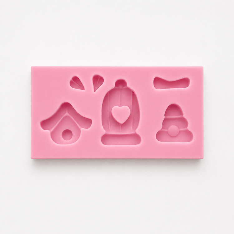 Molde de silicona Casitas de Jardín AradiaShop