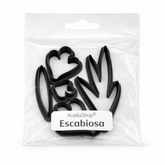 Set de cortadores de escabiosa AradiaShop para porcelana fria en bolsa