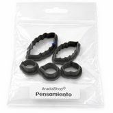 Set de cortadores de pensamiento AradiaShop para porcelana fria en bolsa
